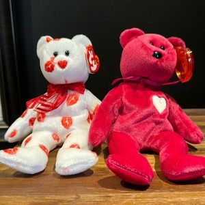Beanie Baby - Smooch and Valentina